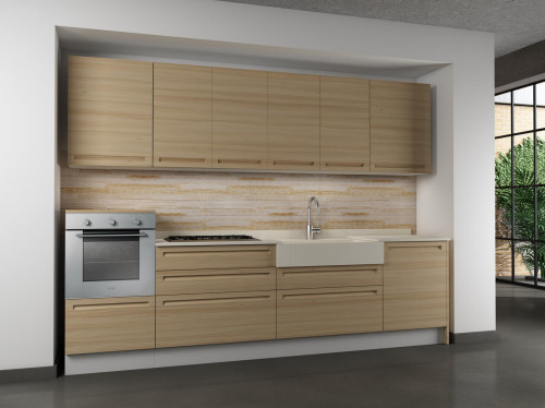 ISL OLMO 300 CM PIANO E LAVELLO IN TRAVERTINO CLASSICO