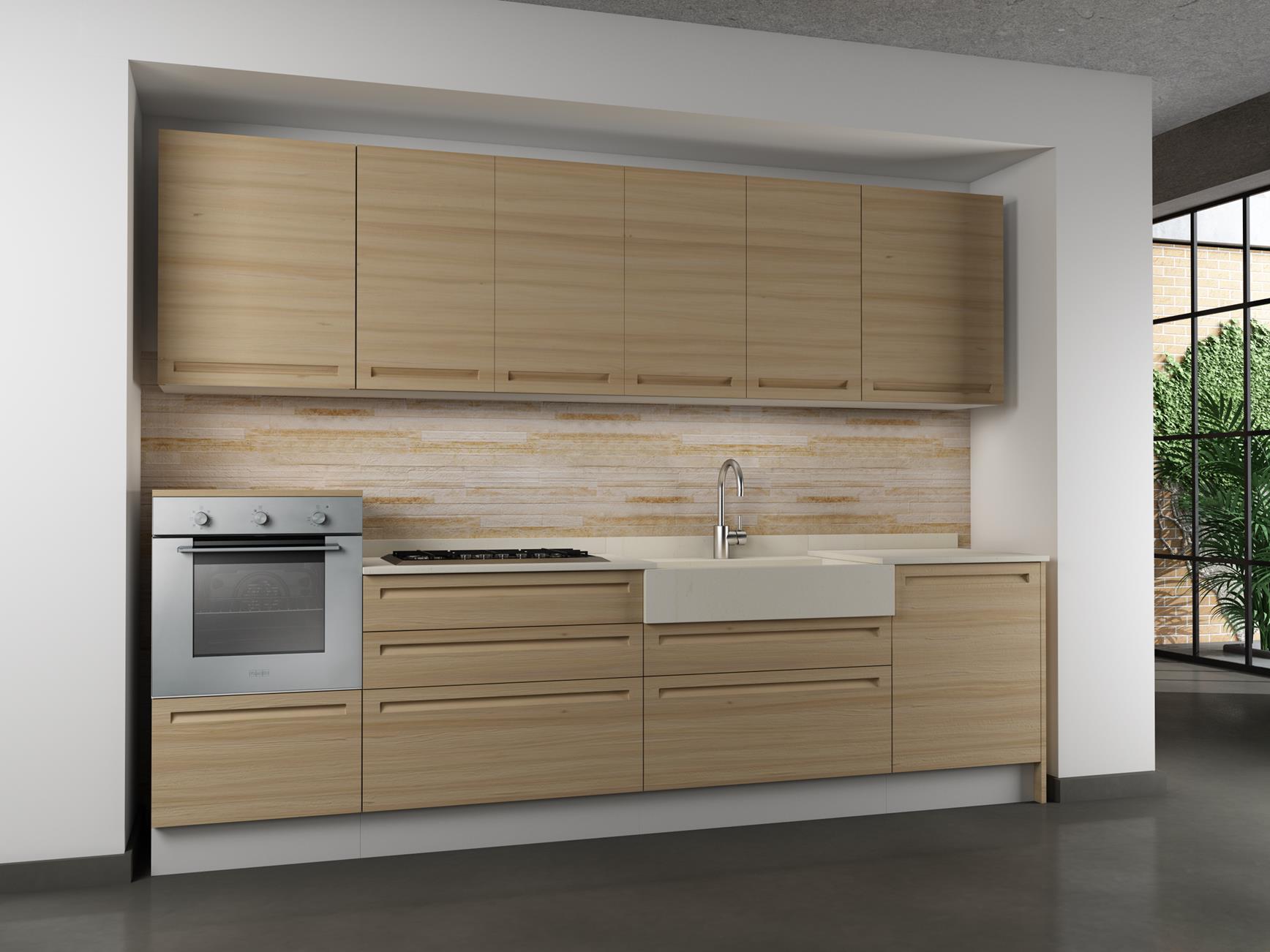 ISL OLMO 300 CM PIANO PIETRA TECNICA CAPRI NATURAL