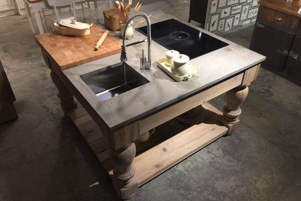 cucina ad isola tonsoni design artigianale