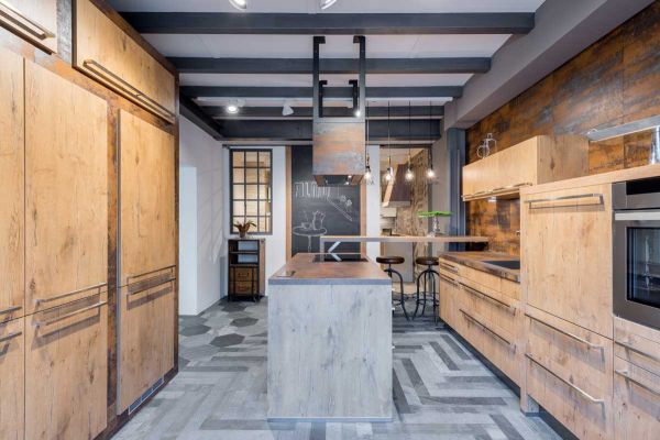 cucina stile industrial in vendita da Tonsoni
